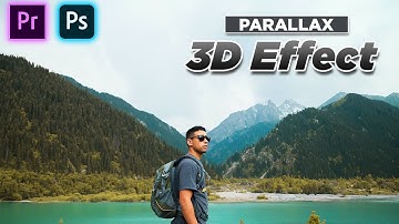 3D Parallax Effect | How to Make Parallax 3D Photo Animation in Premiere Pro & Photoshop⚡️⚡️