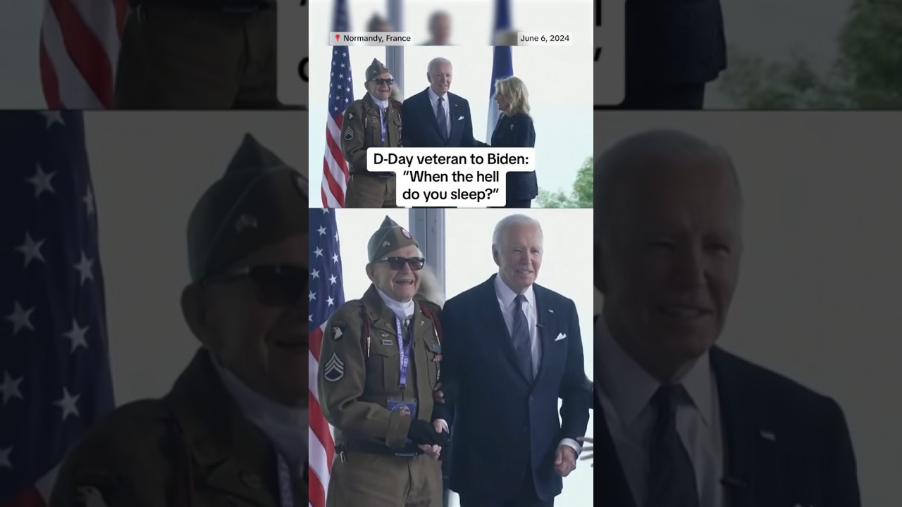 D-Day veteran to Biden: ‘When the hell do you sleep?’