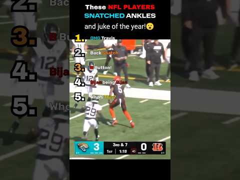 These NFL Players SNATCHED ANKLES #nfl #shorts
