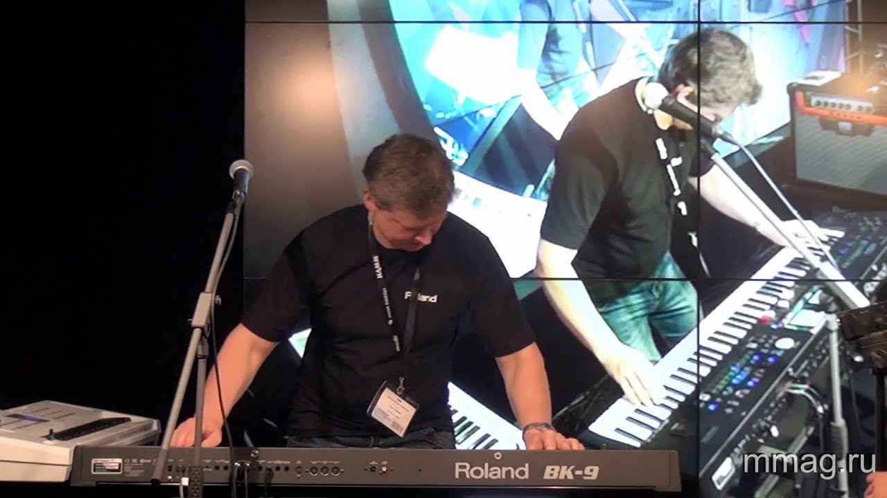 mmag.ru: NM-Russia 2013 -  Roland BK-3 & BK-9 keyboards presentation