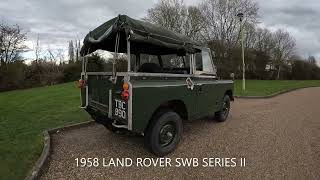 1958 LAND ROVER SWB SERIES II