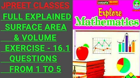 #class8 chapter 16 #cordova #surfaceareasandvolumes #cuboid exercise 16.1 question 1,2,3,4,5 #jpreet