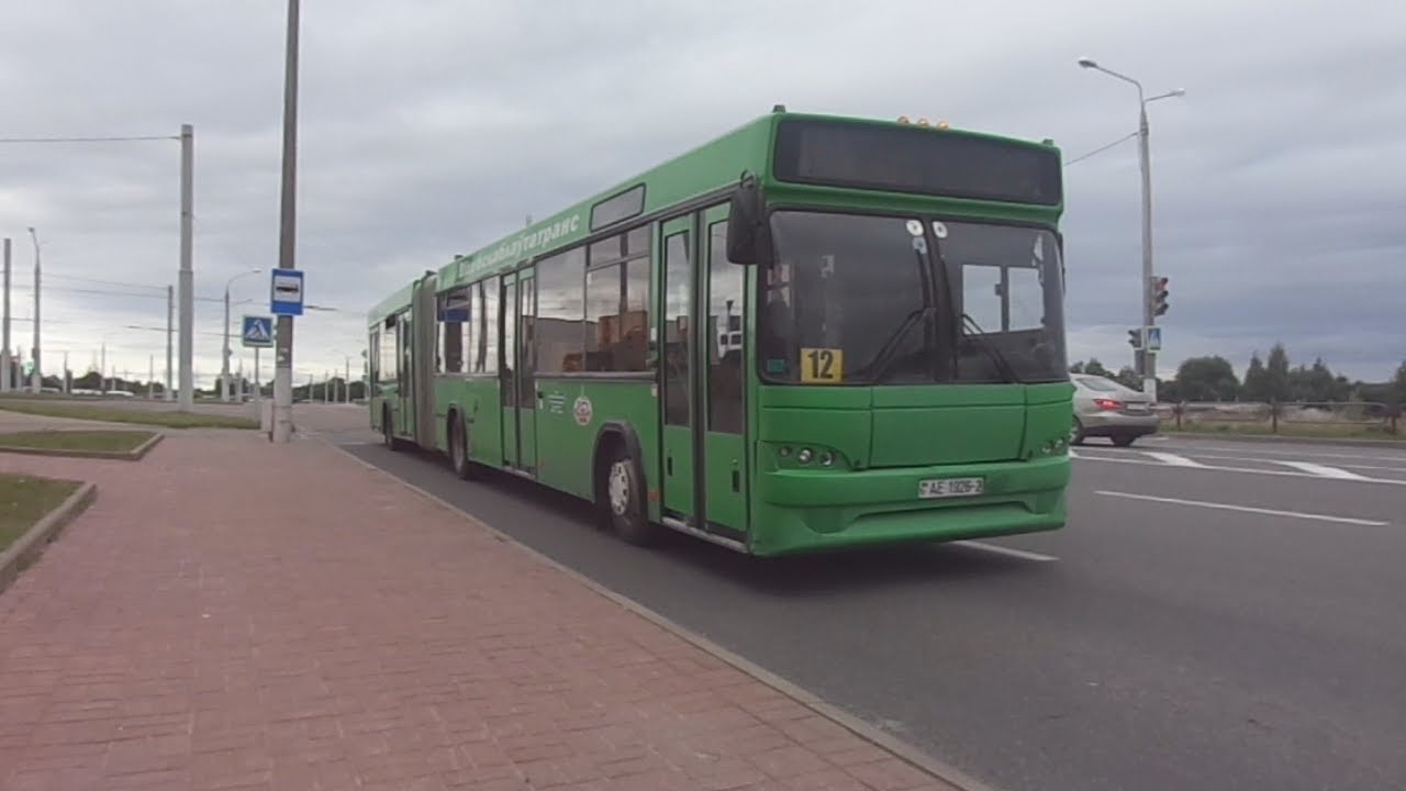 Автобус №12 (Витебск). Медцентр - Улановичи-2.