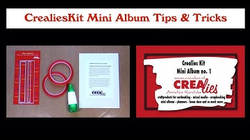 Crealies Mini Album Tips & Tricks (English spoken)