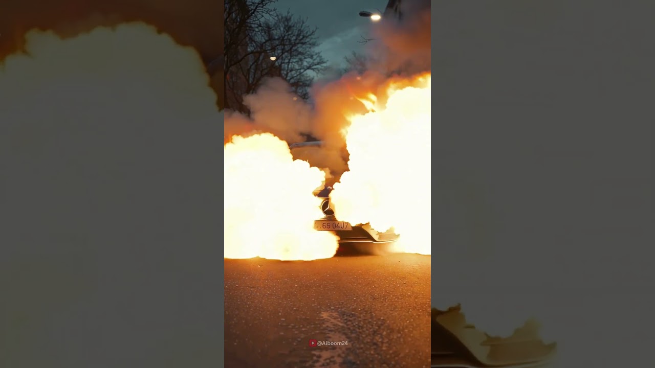 Failed Suicide Bomb Attempt on Mercedes Benz – Car Survives the Blast! 🚗💥