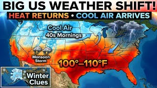 Major US Weather Pattern Shift! Dangerous Heat Returns as Cooler Air Sweeps North | August 2026
