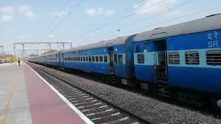 SHALIMAR EXPRESS 22641 | THIRUVANANDAPURAM TO SHALIMAR | CROSSES AMBATTUR