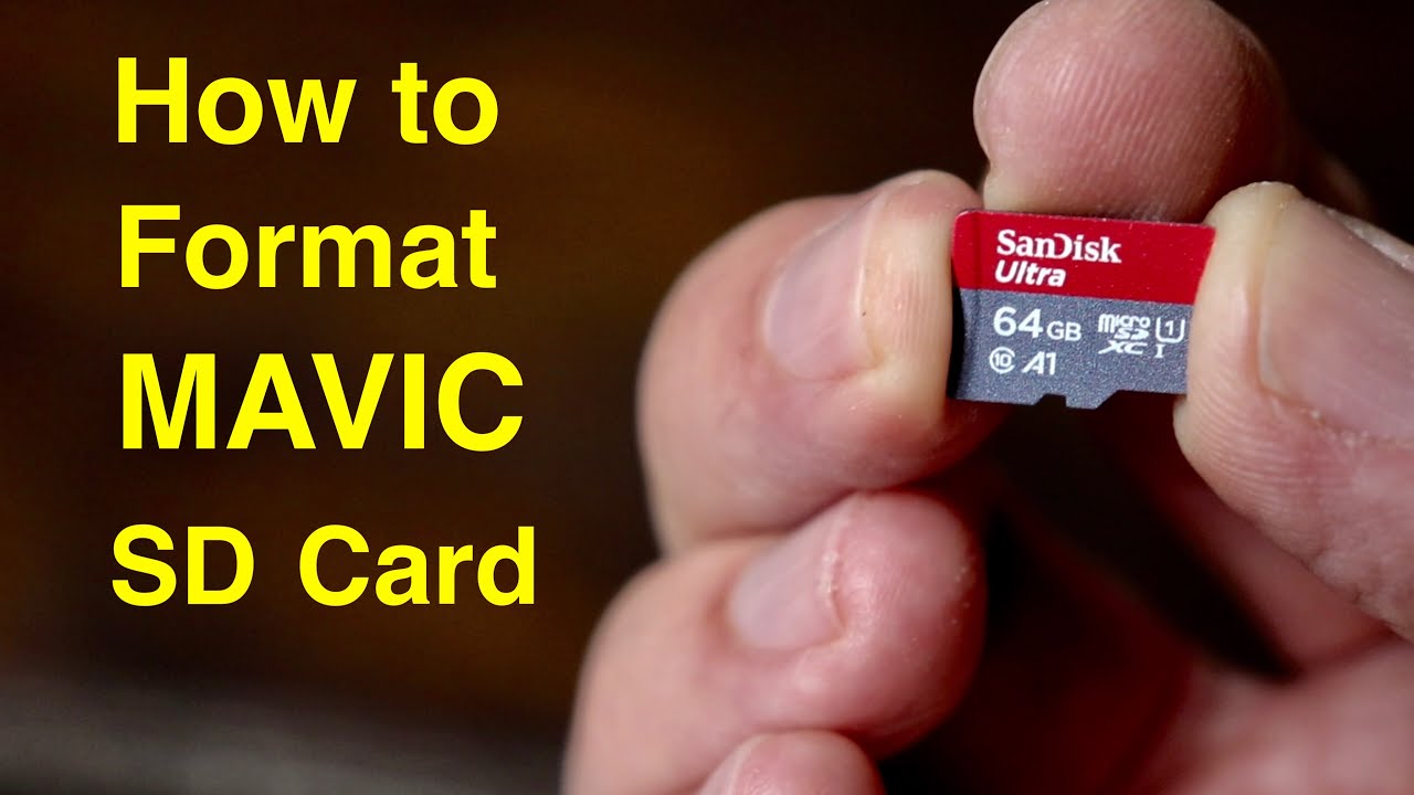 mavic air micro sd card