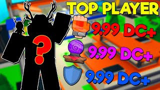 I Used The #1 TOP PLAYER Account And Destroyed Everyone.. (ROBLOX SUPER POWER FIGHTING SIMULATOR)