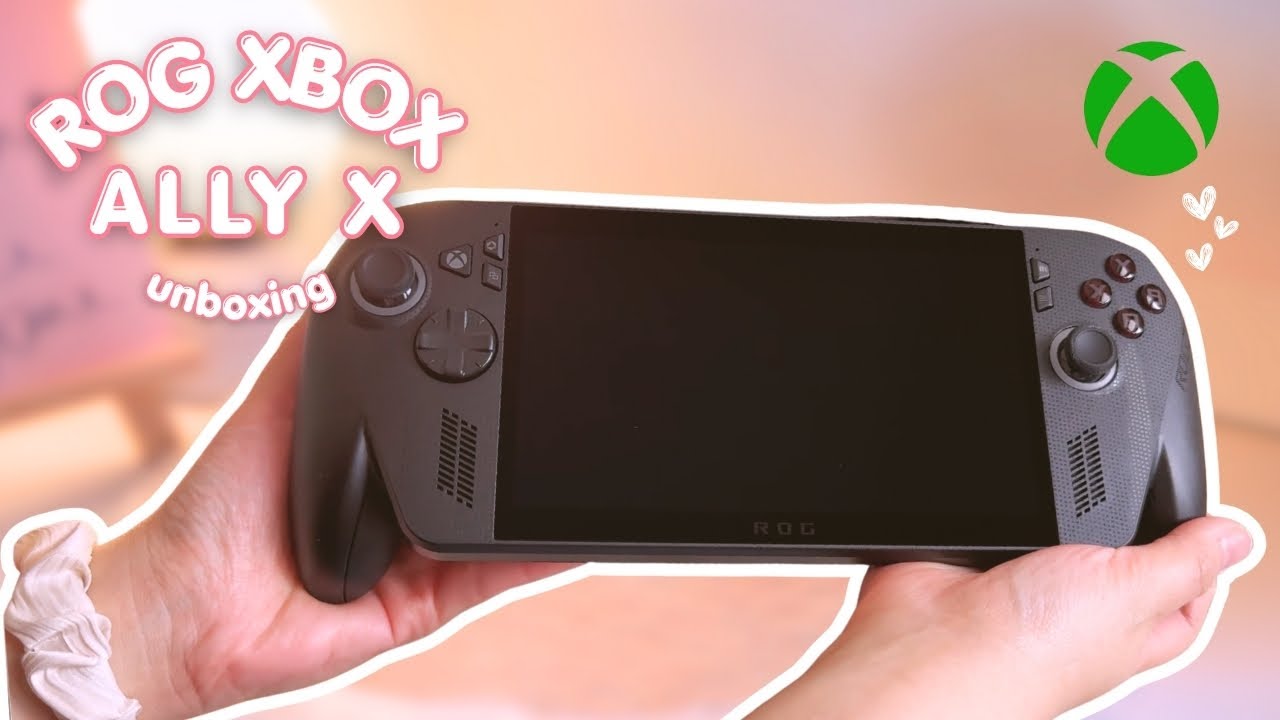 ROG Xbox Ally X Aesthetic Unboxing ✨🎀