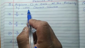 Class 6 - Exercise 7.3 - Q 3 | Replace in each of the following by the correct numbers