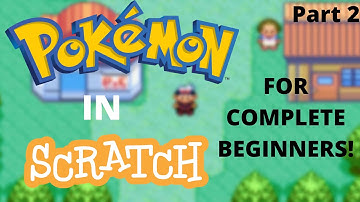 How to Make a Pokémon game on Scratch! Part 2! Super easy