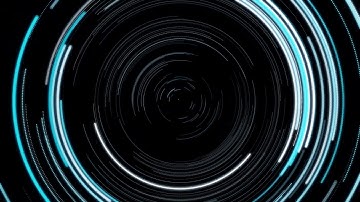 Abstract Tech  neon circular tunnel VJ loop animated background video , Copyright FREE video