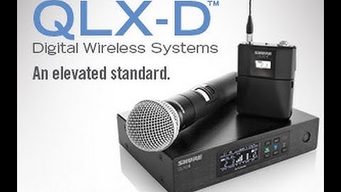 Shure QLX-D How to lock and unlock the system