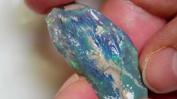 28.6 cts Australian Opal Rough, Lightning Ridge Fossil