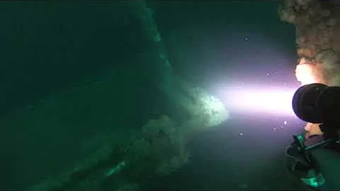 The wreck of the Bow Mariner