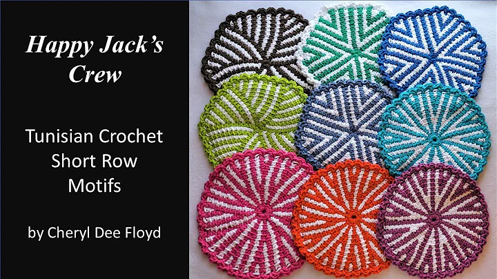 0.Intro. Tunisian Crochet Tutorial - Like Knitting - Short Rows Intro - Cheryl Dee Crochet