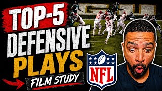 Top 5 Defensive Plays of the NFL Season | Film Study