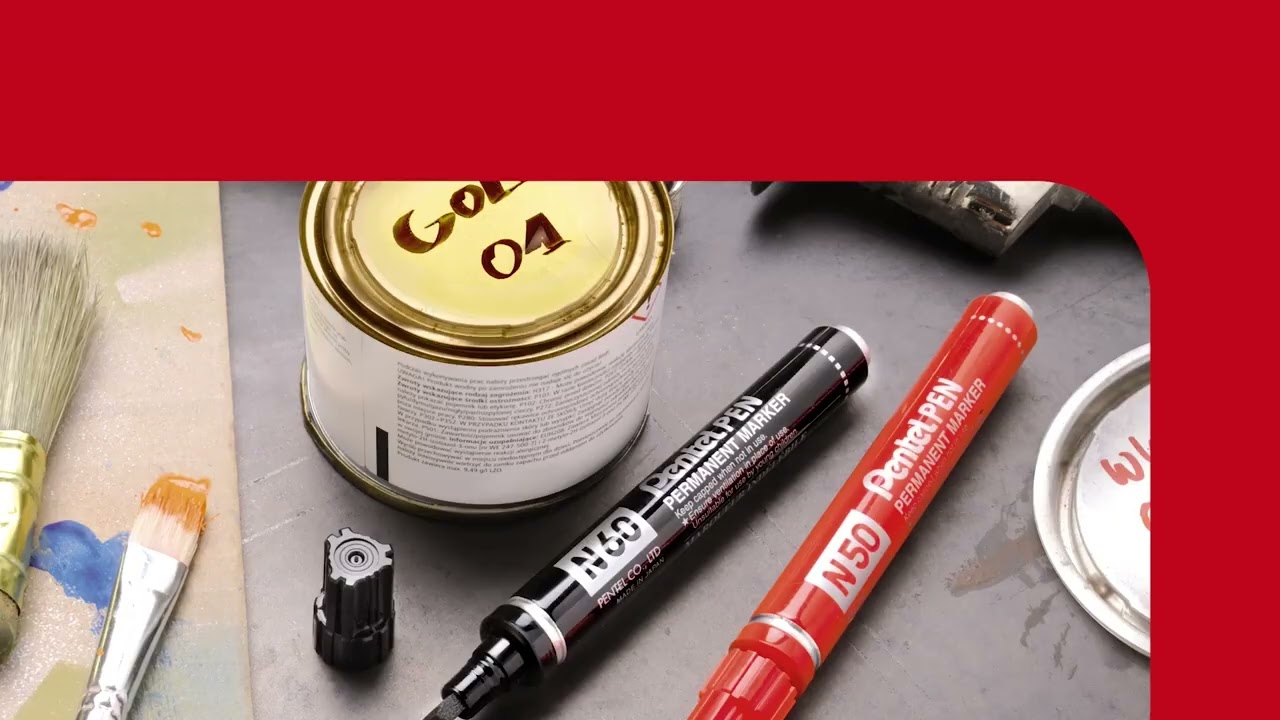 Pentel PEN Permanent Marker Range (N50S, B50, N60, N50XL)