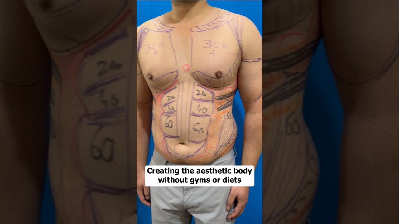 Athletic Chest & Six-Pack Abs with Hi-Def Contouring – No Gym Needed 