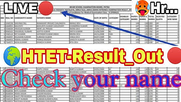 HTET RESULT 2021 | Haryana TET PRT TGT PGT RESULT 2021 | HTET RESULT 2022 | HTET PRT RESULT #htet