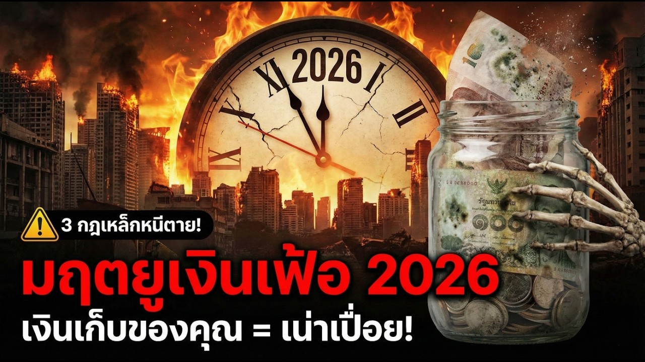 มฤตยูเงินเฟ้อ 2026: เงินเก็บของคุณกำลังเน่าเปื่อย! รีบใช้ 3 กฎเหล็กนี้ก่อนสายเกินแก้