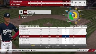 When the batter's stat line is shown before first pitch, it showing
previous taking into account play. ba...
