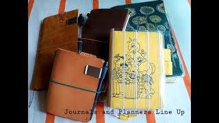 My Journals and Planners Line-Up | Midori, Traveler's Notebook, Hobonichi