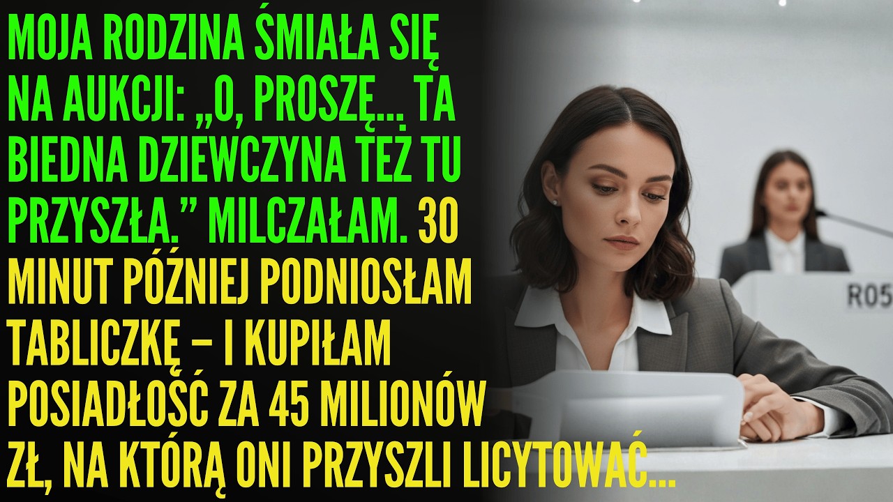 Moja Rodzina Śmiała Się Na Aukcji… 30 Minut Później Kupiłam Ich Wymarzoną Rezydencję