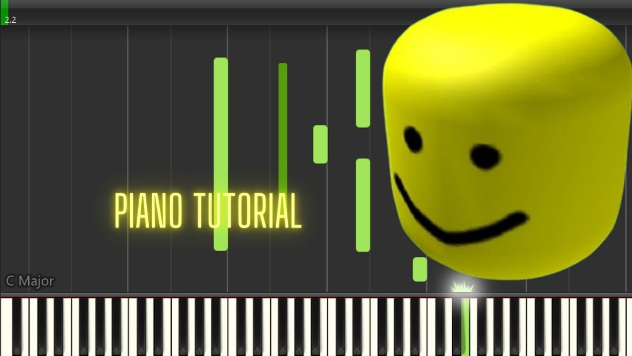 A Super Mario Roblox Death Meme - Piano Tutorial - YouTube