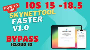 Omzeil iOS 18.6 iPad 7 en nieuwe methode Omzeil iPhone iCloud ID iOS 15.8.4 Omzeil Skynet Tool sn...