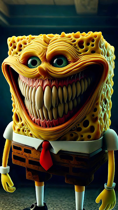 Horror version of the SpongeBob SquarePants characters #scary