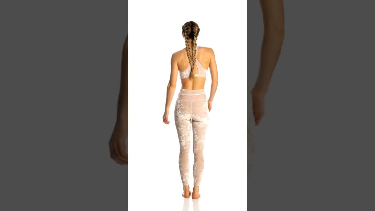 Beyond Yoga Crushed Velvet Studio Bra | SwimOutlet.com