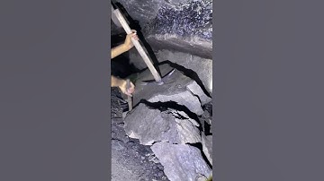 Very Risky work. Inside of A coal mine. Coal mine Workers #coal #risky #dangerous #usa #uk #france