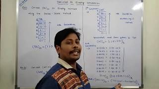 PART-2 : DECIMAL TO BINARY CONVERSION | NUMBER CONVERSION | DIGITAL LOGIC DESIGN | STLD