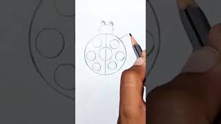 How to draw a bed bug 🐞 || #arttricks #easytricks #drawinghacks #pencildrawing #simpledrawing