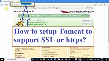 How to configure Tomcat to support SSL or HTTPS?