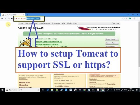 How to configure Tomcat to support SSL or HTTPS?