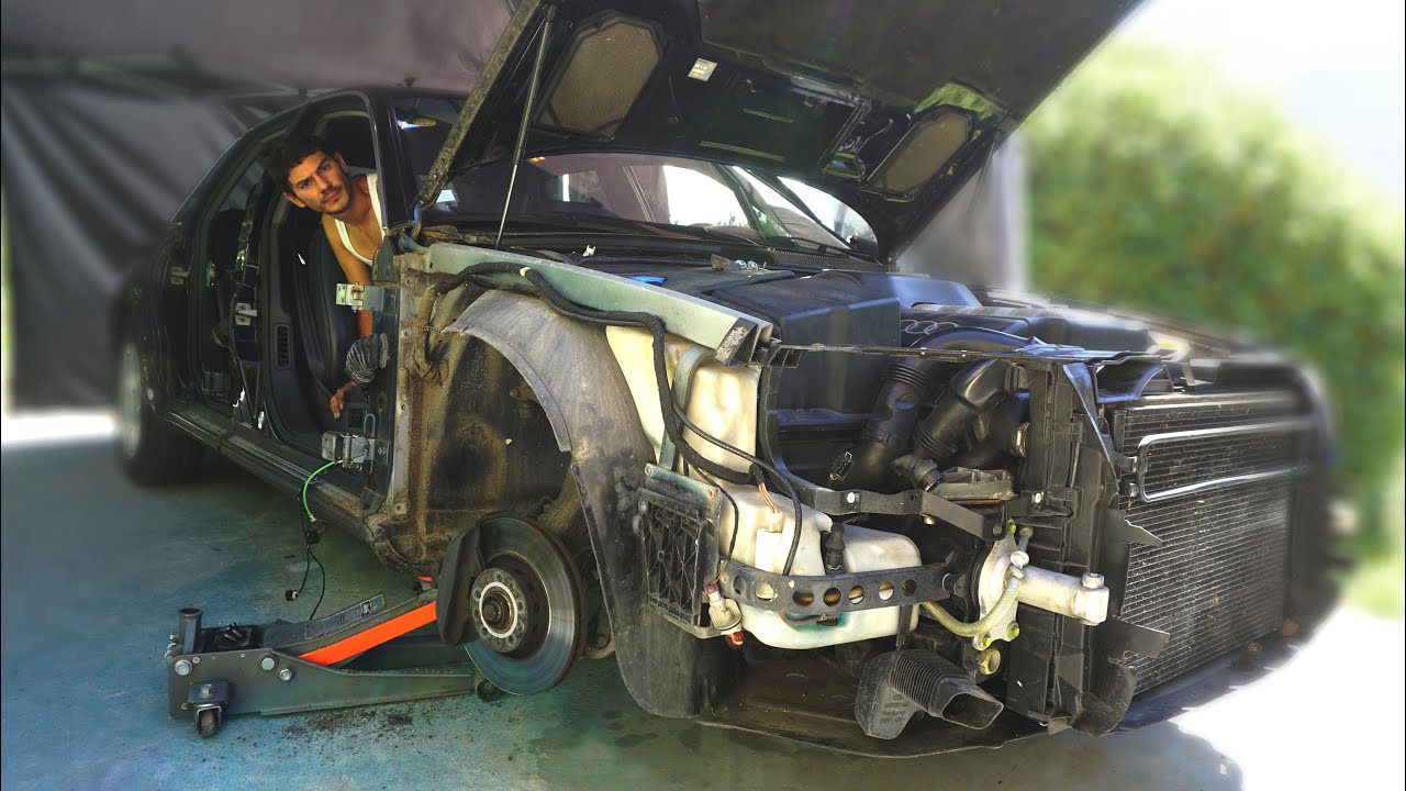 Делаем Audi A8 V8 СНОВА самым ЭЛЕГАНТНЫМ седаном в мире: эпизод реставрации 4