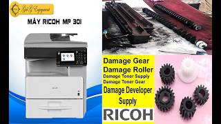 Ricoh MP 301 Complete Drum Unit & Developer Unit Service tutorial || #ricoh