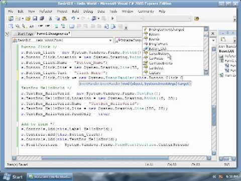 C# Beginner CrashCourse Pt. 2- 10 - BasicGUI - Part 5