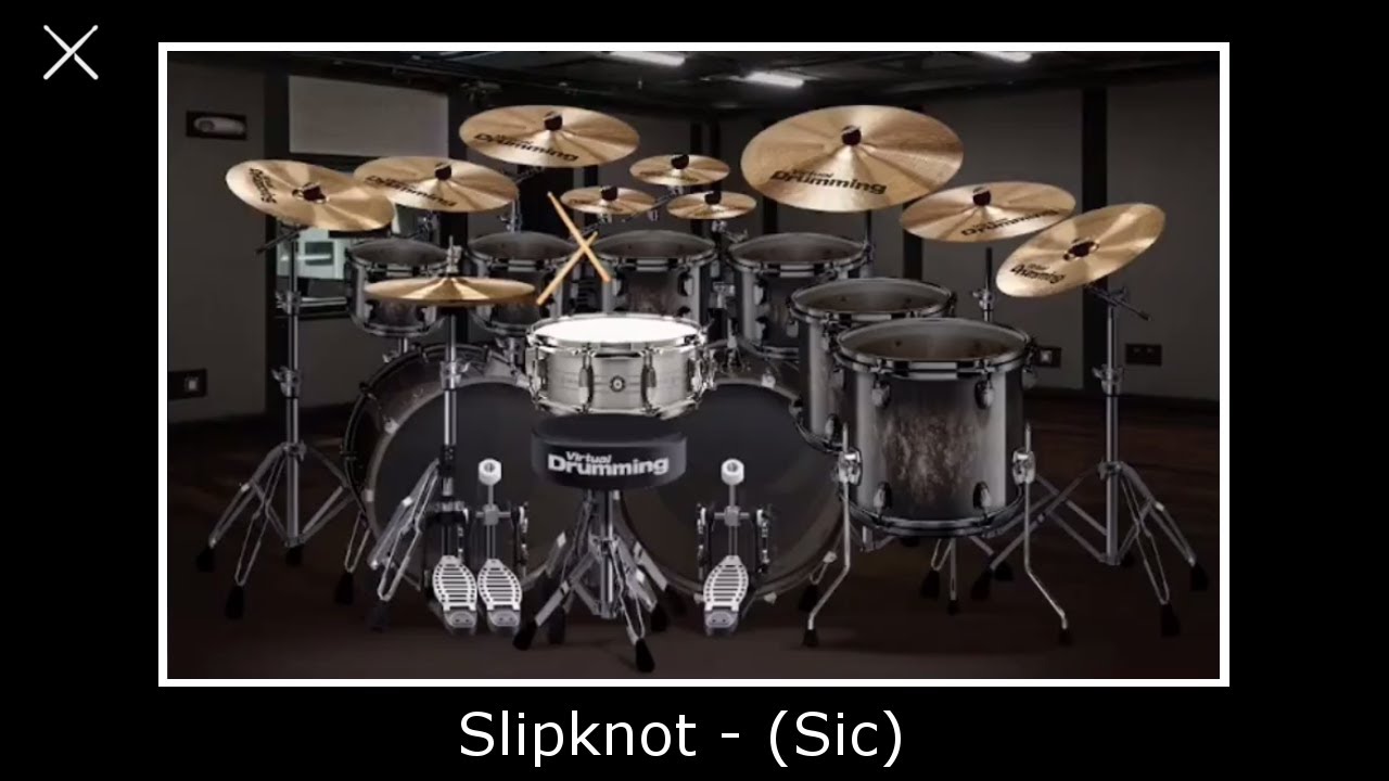 Slipknot Sic (Virtual Drumming Cover) YouTube