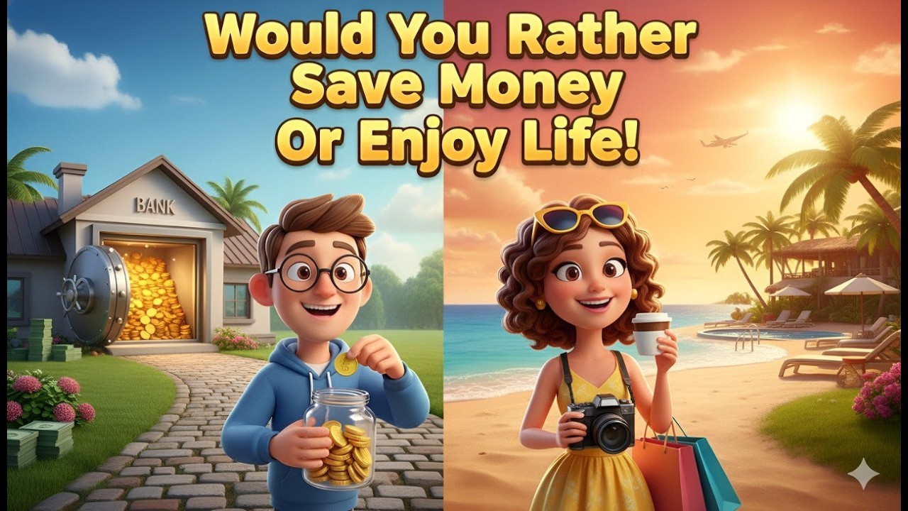 English Podcast for Easy English Conversation | Learn English in Daily Life | Save Money Or Enjoy?