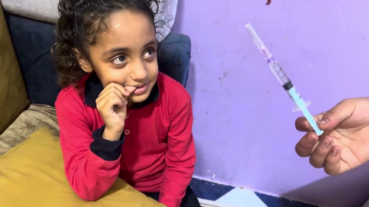 نانا تعبت واخدات حقنه 😱😱ابره وعياط