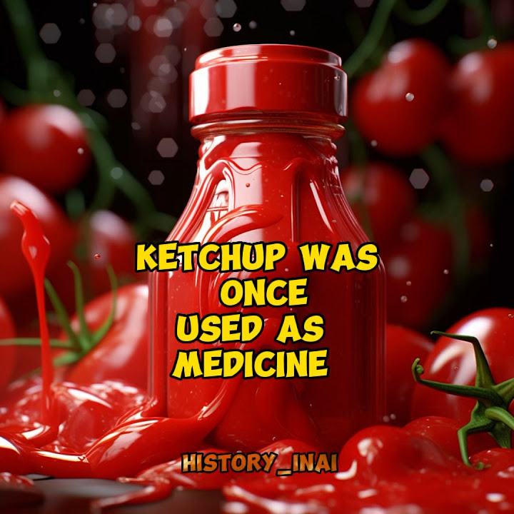 Ketchup was once used as medicine 🍅 ai history YouTube