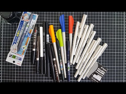Vídeo: Canetas de caligrafia - tipos, uso, cuidados