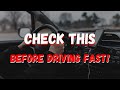 3 Things You Don’t Understand About Driving Fast