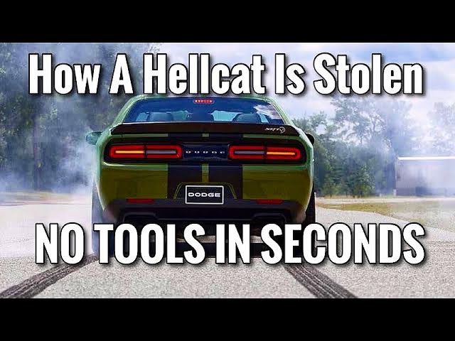 How Easy Your Charger And Challenger Are Stolen In Seconds With No Tools! -  Youtube