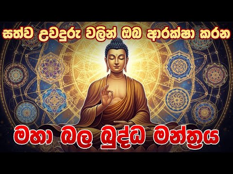සත්ව උවදුරු වලින් ඔබ ආරක්ෂා කරන බලගතු බුද්ධ මන්ත්‍රය | 108 වරක් දේශිතයි | Pirith | Seth Pirith