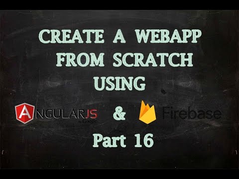 Create WebApp using AngularJS and Firebase - Deleting Post (Part 16)